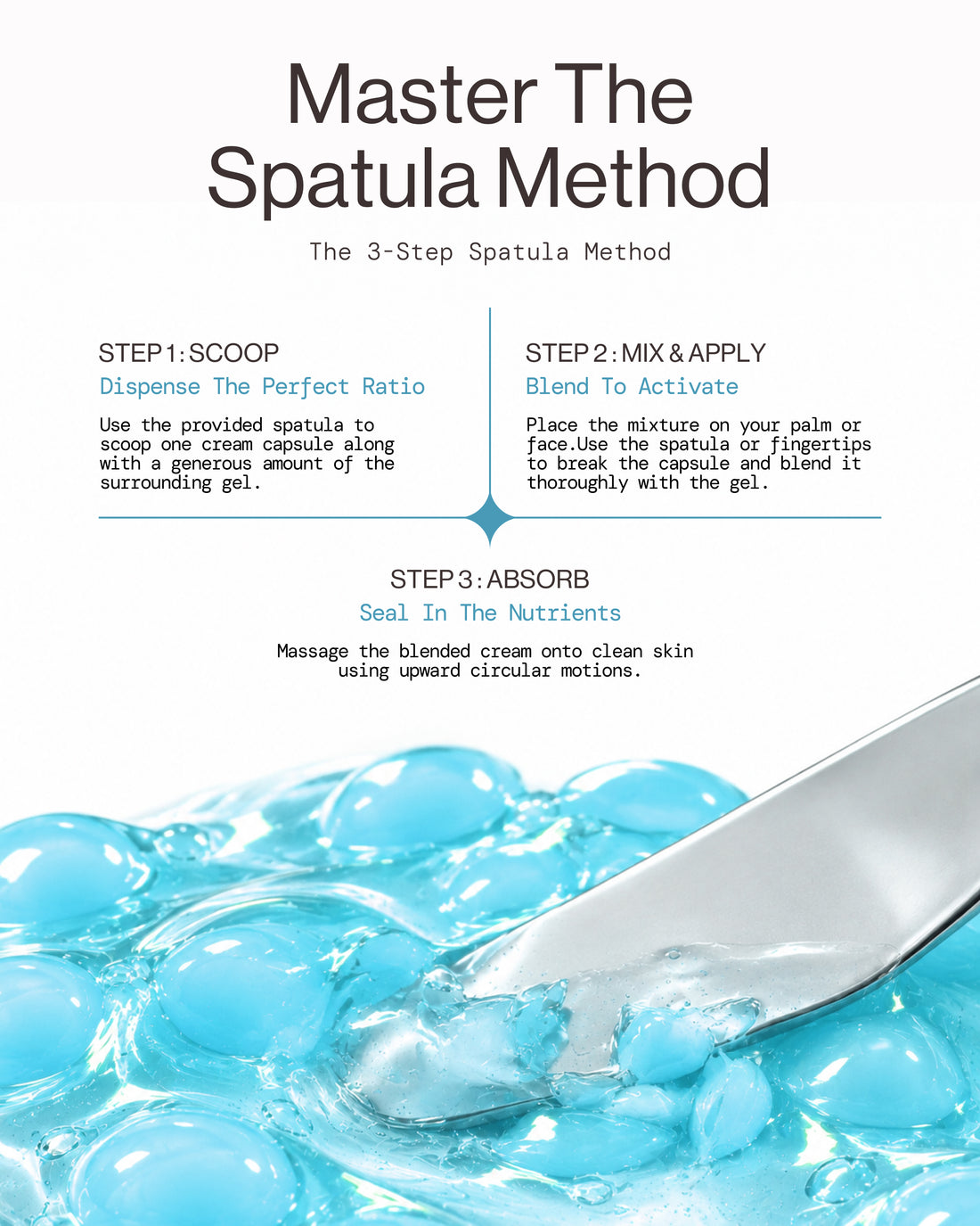 How to apply Hydrating Capsule Cream using the spatula method