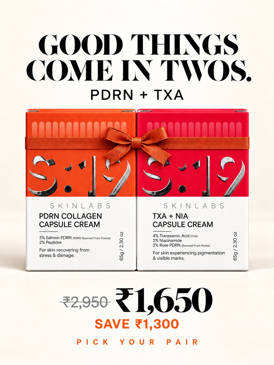 Capsule Cream Duo – Pick Your Pair